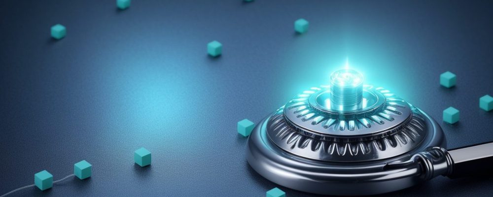 Imagem de um escritório com um servidor público analisando contratos empresariais e documentos de recuperação judicial, com um curso de direito empresarial online aberto no computador.