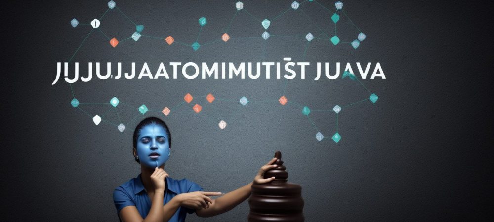 Ilustração sobre direito objetivo e subjetivo, com elementos visuais que representam normas jurídicas e a aplicação prática em casos reais.