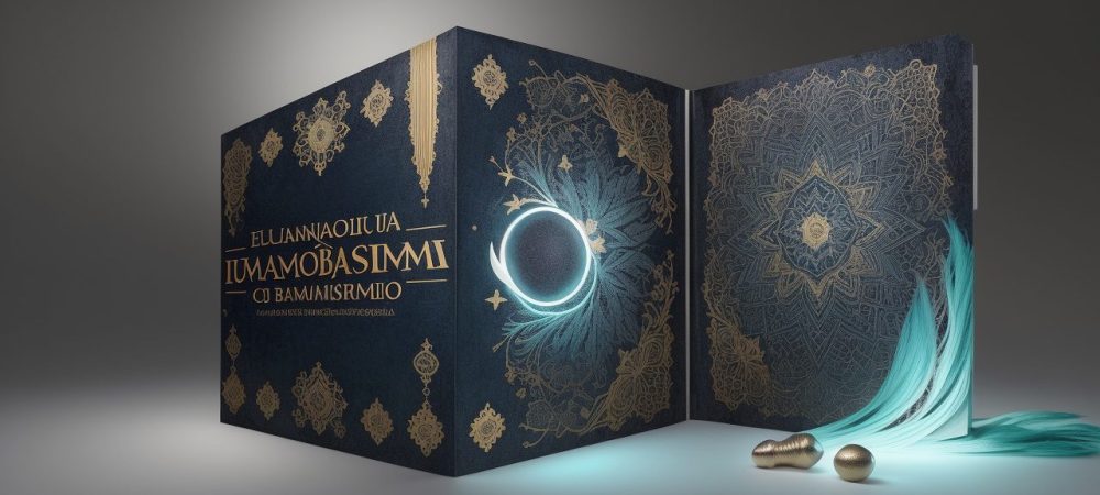 Representação visual dos conceitos de direito objetivo e subjetivo com símbolos jurídicos em fundo abstrato.