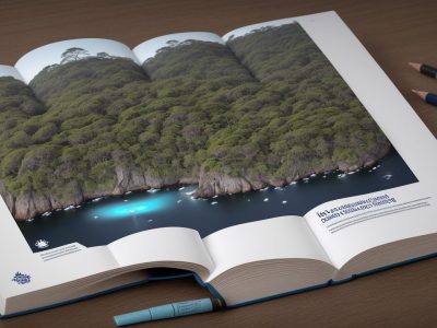 Representação visual do estudo do Direito Penal, com livros, um tribunal ao fundo e um mapa mental com os elementos do crime.