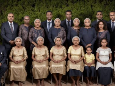 Imagem representando o direito de família e seus conceitos, com pessoas interagindo e elementos visuais relacionados.