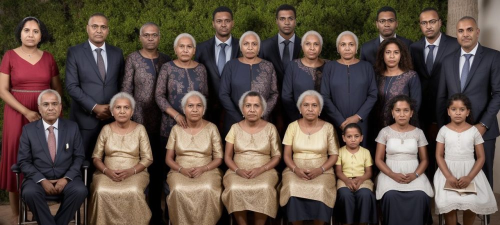 Imagem representando o direito de família e seus conceitos, com pessoas interagindo e elementos visuais relacionados.