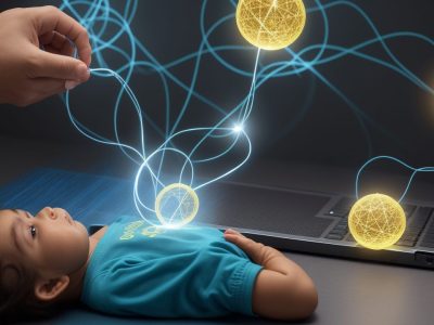 Aula virtual sobre direitos humanos da criança com discussões em grupo e materiais didáticos