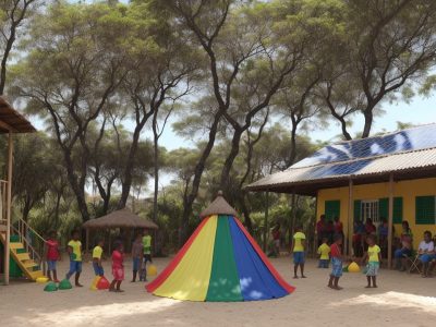 Representação da diversidade cultural brasileira sendo aplicada em políticas públicas, com pessoas de diferentes etnias e tradições colaborando.