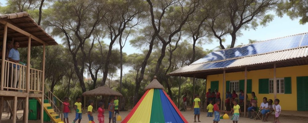 Representação da diversidade cultural brasileira sendo aplicada em políticas públicas, com pessoas de diferentes etnias e tradições colaborando.