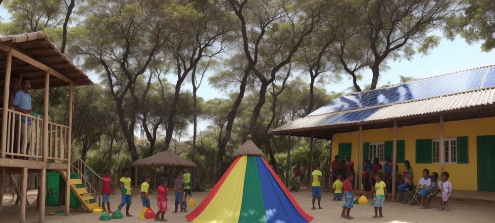 Representação da diversidade cultural brasileira sendo aplicada em políticas públicas, com pessoas de diferentes etnias e tradições colaborando.