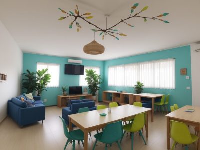 Professor e alunos engajados em sala de aula, utilizando metodologias ativas e ferramentas digitais, representando curso online de docência