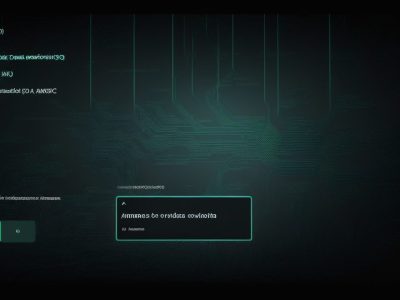Um profissional trabalhando com comandos Linux em um terminal, representando o gerenciamento de sistemas e o aprendizado do Linux.