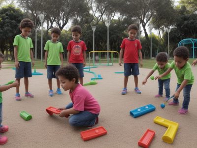 Crianças sorrindo e brincando em um ambiente seguro, representando os direitos garantidos pelo ECA