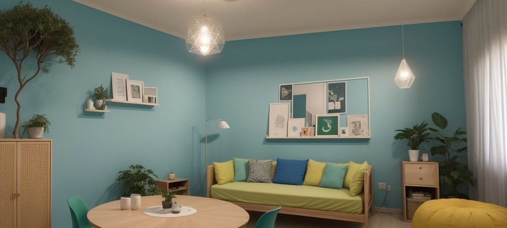 Cena de sala de aula EJA com alunos engajados em atividades, mostrando o uso de práticas pedagógicas inovadoras e um plano de aula bem estruturado.