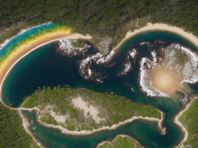 Imagem que ilustra a importância da educação ambiental, mostrando pessoas engajadas em práticas sustentáveis e em contato com a natureza, com foco em cursos online.