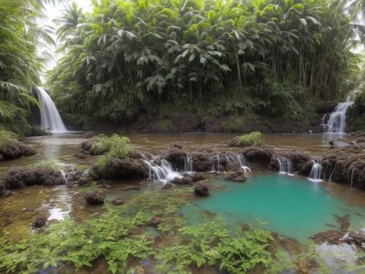 Ilustração mostrando pessoas participando de atividades de educação ambiental para promover a sustentabilidade e cuidar do meio ambiente.