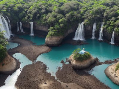 Ilustração de educação ambiental com foco em sustentabilidade e preservação do meio ambiente, ideal para cursos online.