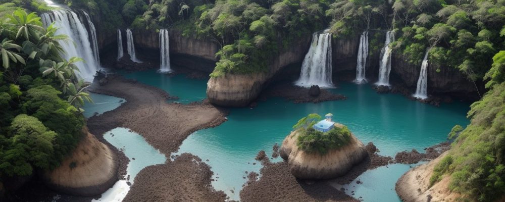 Ilustração de educação ambiental com foco em sustentabilidade e preservação do meio ambiente, ideal para cursos online.