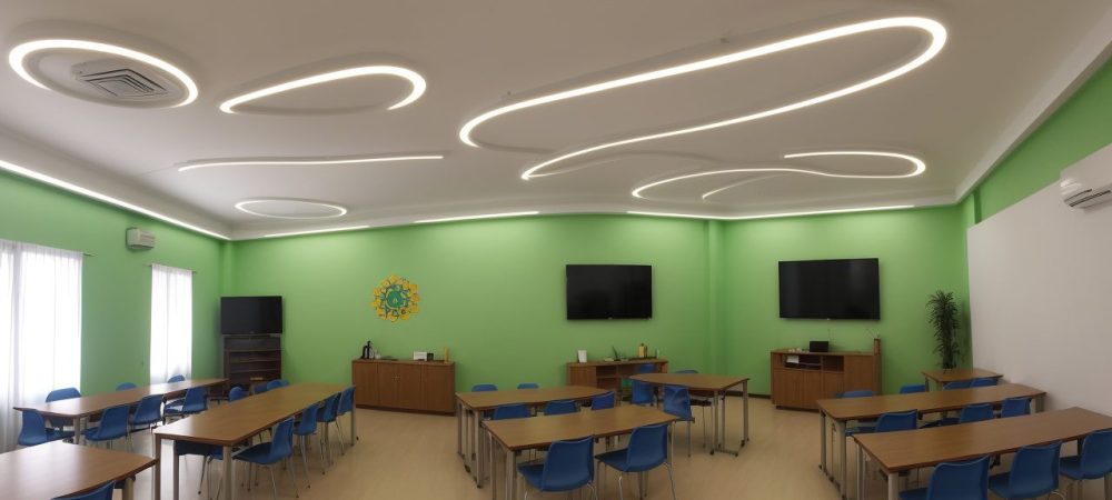 Imagem mostrando estudantes e educadores interagindo em uma sala de aula, com elementos visuais relacionados à educação cristã, teologia e ensino religioso, transmitindo aprendizado e transformação.