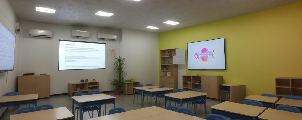 Imagem de educação empreendedora mostrando atividades criativas e alunos engajados no ensino fundamental e médio.