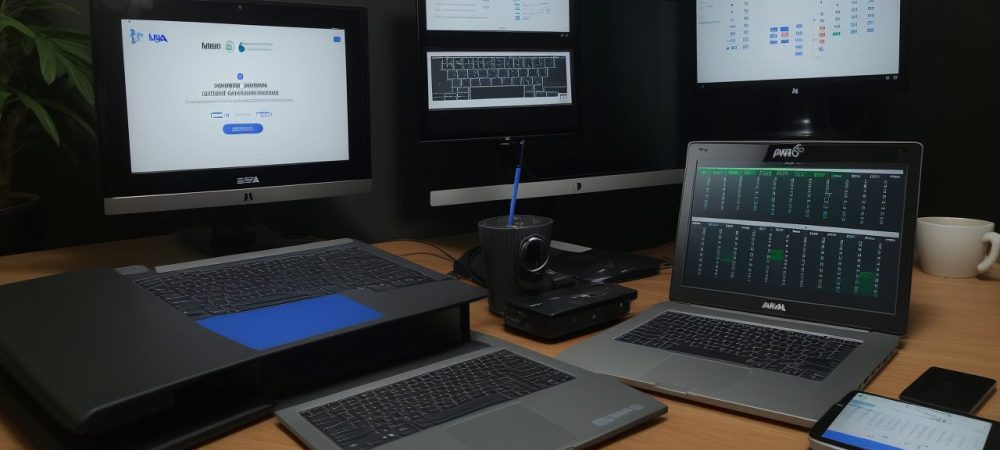 Imagem representando educação financeira com ferramentas de planejamento, orçamento e metas para o futuro financeiro.