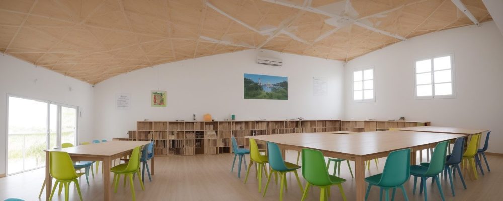 Alunos em sala de aula aprendendo sobre educação integral e desenvolvimento integral do aluno.