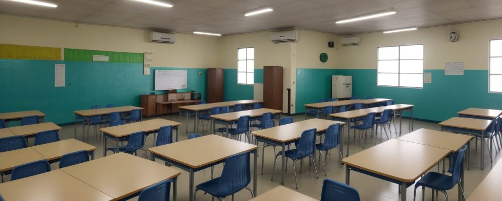 Imagem que representa a educação prisional, com detentos aprendendo em sala de aula, simbolizando a educação e ressocialização em prisões.