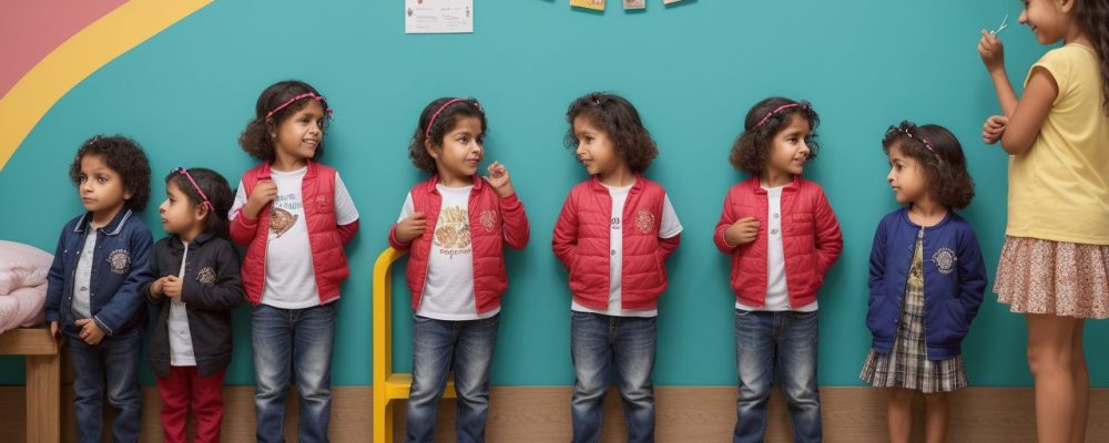 Ilustração de crianças aprendendo sobre o corpo humano em um ambiente seguro e acolhedor, com foco no desenvolvimento psicosexual infantil.