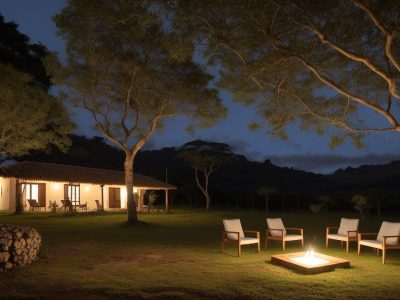 Imagem ilustrando a educação no campo, mostrando alunos e educadores engajados em atividades práticas e metodologias inovadoras, com foco em desenvolvimento comunitário.