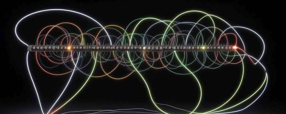 Representação visual de circuitos elétricos e eletricidade básica em ambiente de aprendizado prático, demonstrando o curso de eletricidade.