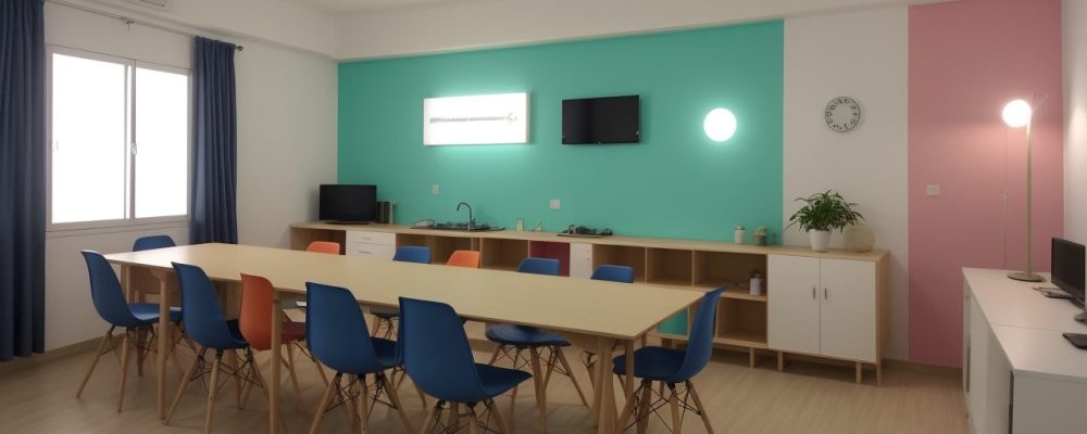 Alunos e professores colaboram em projetos de empreendedorismo social em sala de aula, com foco no impacto na educação.
