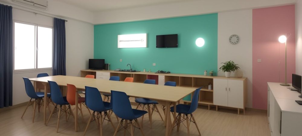 Alunos e professores colaboram em projetos de empreendedorismo social em sala de aula, com foco no impacto na educação.