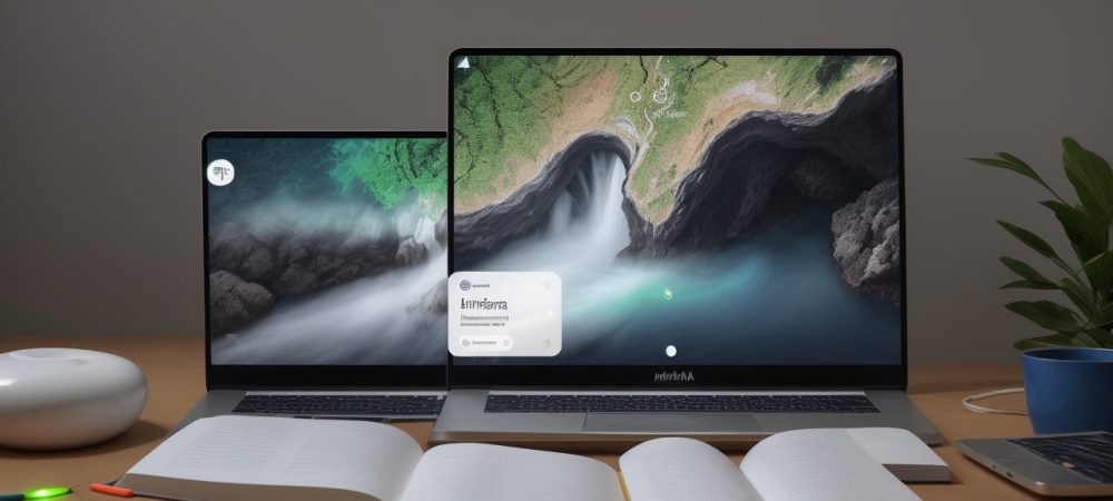 Servidores públicos em ambiente de trabalho colaborativo, com foco em curso de empreendedorismo e inovação.