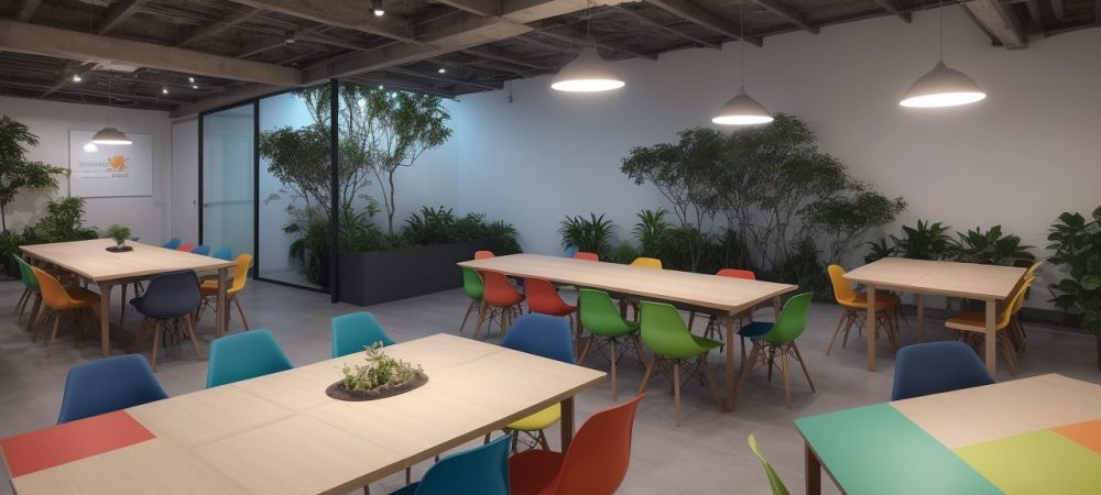 Servidores públicos reunidos, trocando ideias e participando de um curso de empreendedorismo, com foco em inovação e soluções para a comunidade