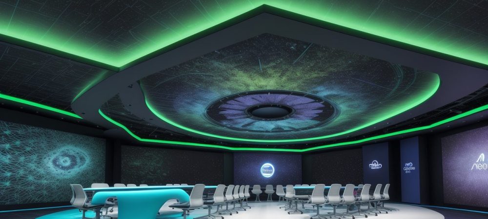 Alunos engajados em atividades de ensino híbrido, utilizando tecnologias e metodologias ativas para um aprendizado dinâmico e personalizado.