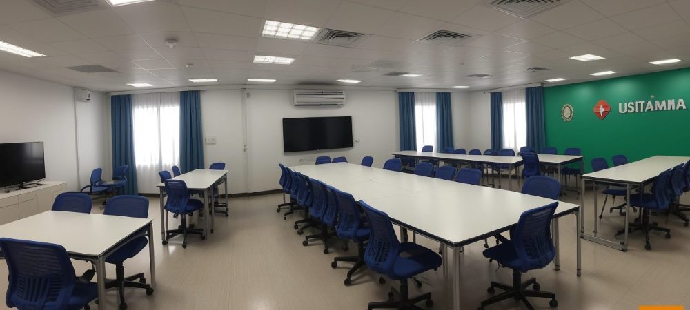 Alunos em ambiente de ensino militar, com foco em liderança, disciplina e formação para a carreira militar.