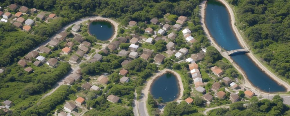 Ilustração de sala de aula com alunos interagindo em atividades sobre história local, com foco na história da cidade e do bairro.