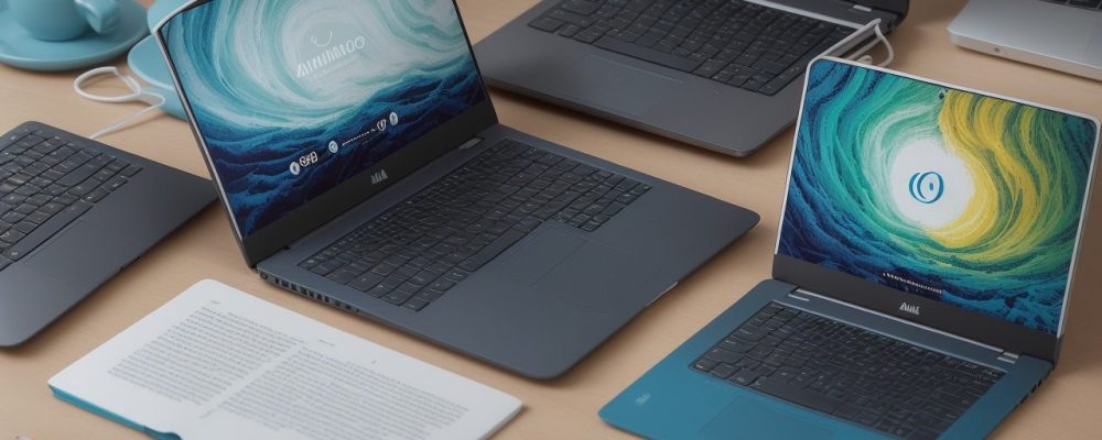 Ilustração de um escritor em um ambiente inspirador, cercado por ferramentas de escrita e ideias flutuantes, simbolizando escrita criativa para iniciantes.