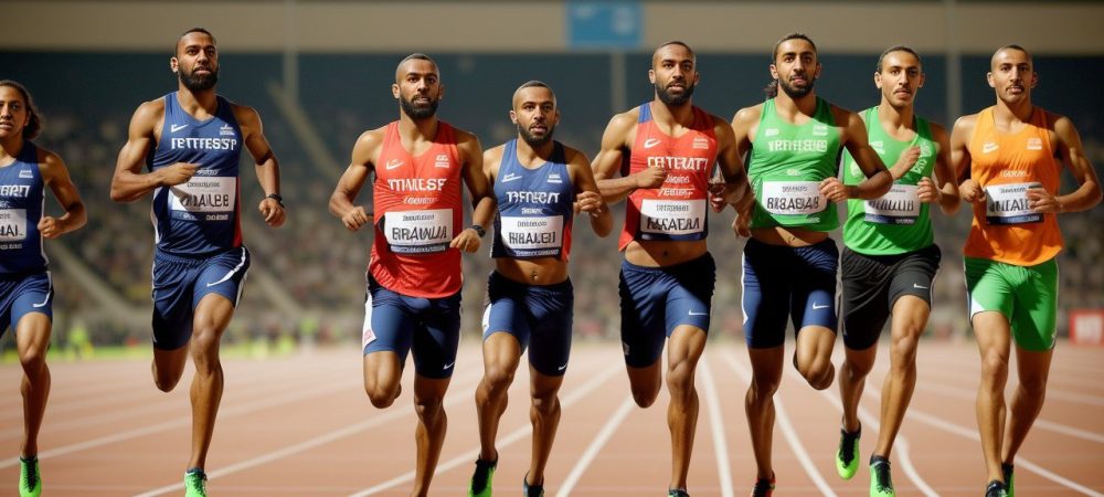 Imagem de atletas praticando paradesporto, celebrando a inclusão e acessibilidade esportiva, com foco na diversidade.