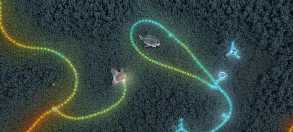 Gráfico mostrando análise de dados e estatística aplicada no serviço público, com destaque para a tomada de decisões informadas e melhoria de políticas públicas.