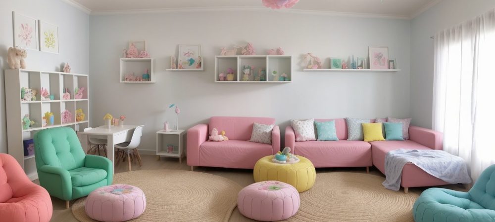 Crianças brincando e interagindo em um ambiente estimulante, representando as técnicas de estimulação precoce para o desenvolvimento infantil.