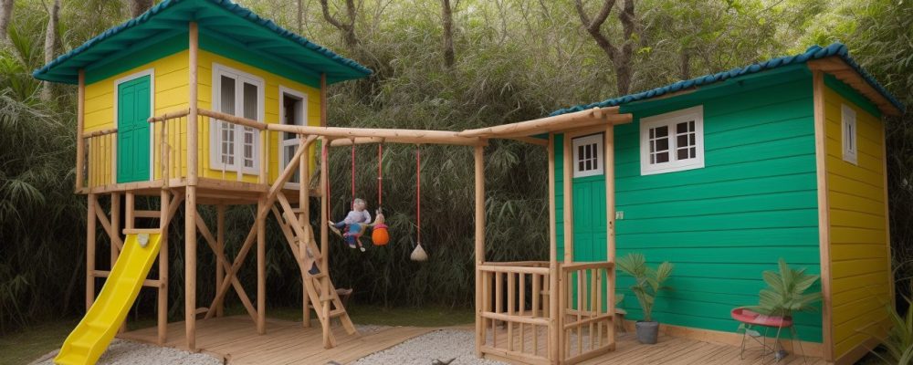 Cuidador infantil aplicando novas estratégias lúdicas em ambiente seguro e acolhedor com crianças.