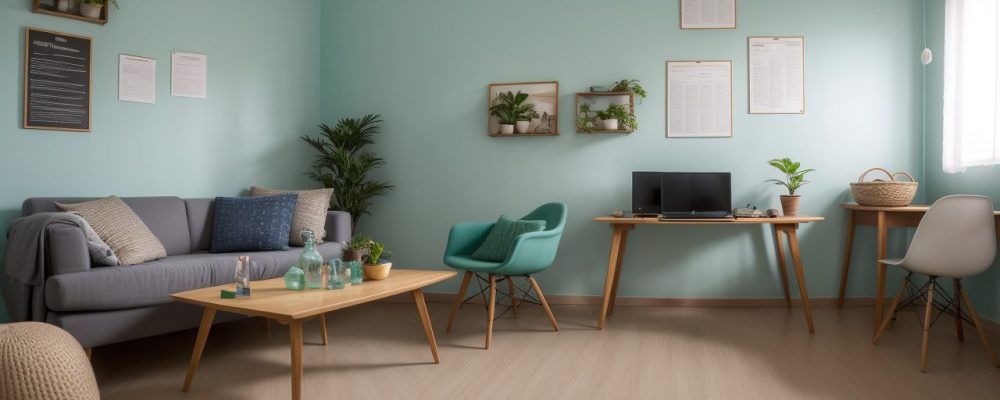 Sala de aula vibrante com alunos realizando experimentos práticos de química e explorando a tabela periódica.