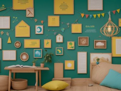 Sala de aula com estudantes participando de atividades práticas para dificuldades de aprendizagem