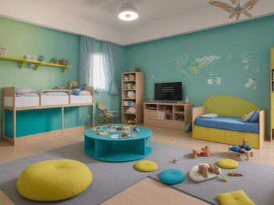 Sala de aula moderna com educadores aplicando estratégias para dificuldades de aprendizagem