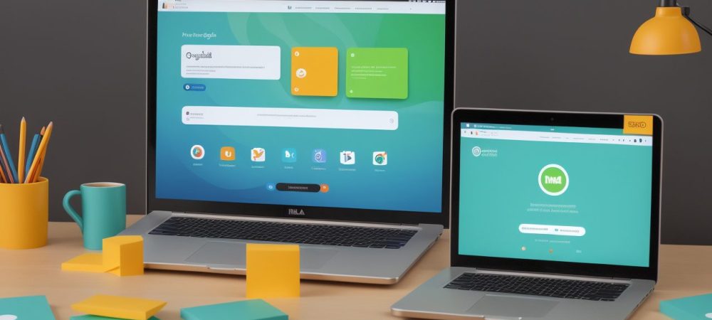 Visão geral de estratégias de marketing digital sendo aplicadas por iniciantes, com foco em SEO, conteúdo e funil de vendas.