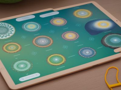 Educação inclusiva em sala de aula com alunos usando recursos visuais para lidar com dificuldades de aprendizagem