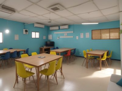 Educador implementando estratégias para ajudar alunos com dificuldades de aprendizagem na matemática