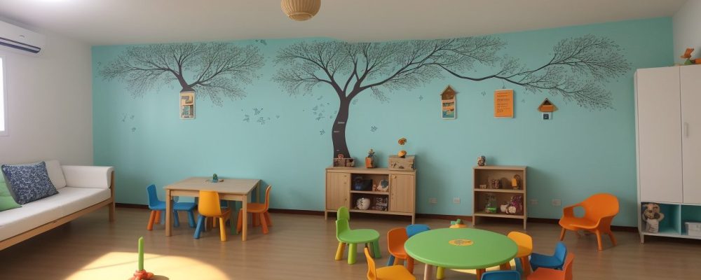 Crianças em sala de aula usando jogos educativos para superar dificuldades de aprendizagem