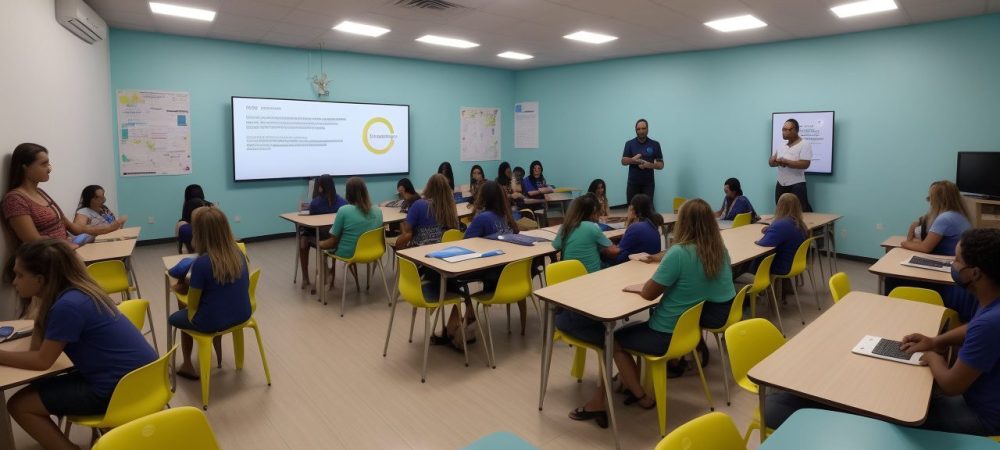 Ambiente educacional adaptado para atender dificuldades de aprendizagem com recursos visuais e jogo