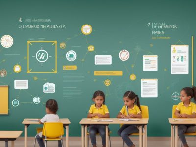 Estudantes em sala de aula usando estratégias diversas para superar dificuldades de aprendizagem