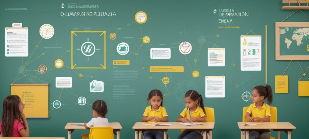 Estudantes em sala de aula usando estratégias diversas para superar dificuldades de aprendizagem