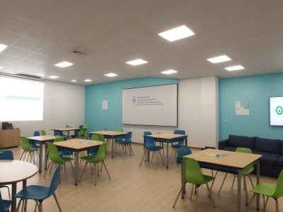 Educador em sala de aula adaptando estratégias para alunos com dificuldades de aprendizagem