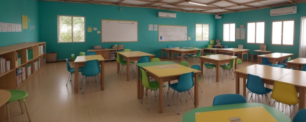 Estudantes em sala de aula utilizando estratégias práticas para superar dificuldades de aprendizagem